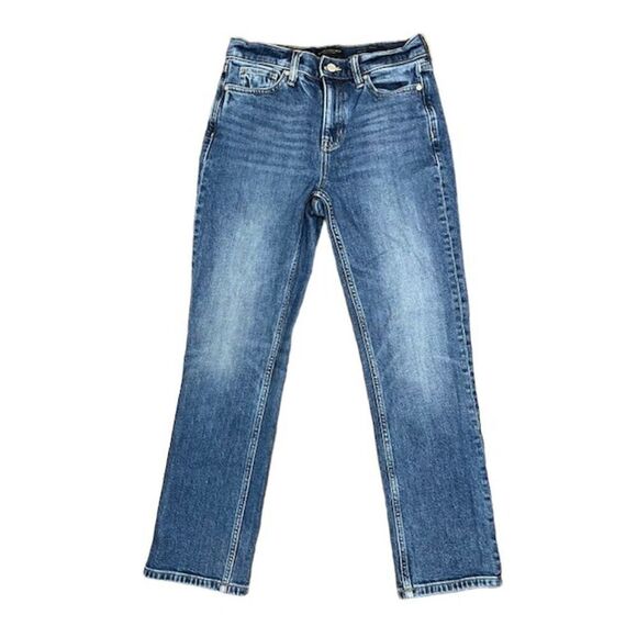 Banana Republic Women's Jeans Hi-Rise Straight Medium Wash Size 26 - Picture 1 of 12
